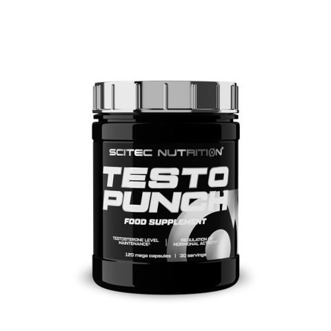 SCITEC Testo Punch -120 kapslí