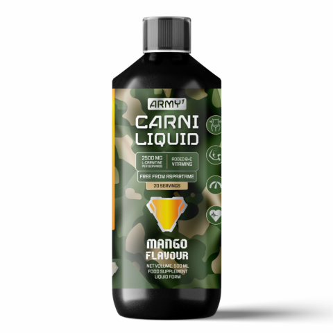 ARMY1 Carni Liquid 500 ml Army1 Carni liquid 500 ml – L-karnitín na spaľovanie tukov a energiu, Lagomstore.sk