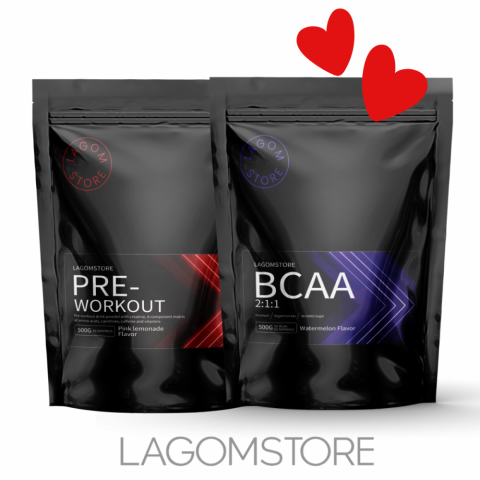 Lagomstore BCAA 2:1:1 500 g – esenciálny aminokyselinový nápoj v klasickom pomere 2:1:1 pre športovcov