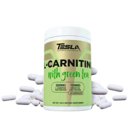Tesla L-CARNITINE WITH GREEN TEA 30 kapslí