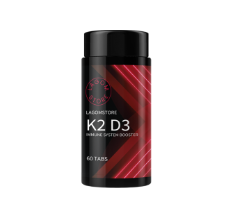 Lagomstore K2 +D3 Vitamin 60 kapslí
