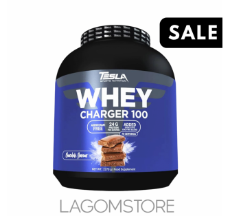 Tesla Whey Charger 100 2270 gr – srvátkový proteín na rast a regeneráciu svalov, Lagomstore.sk